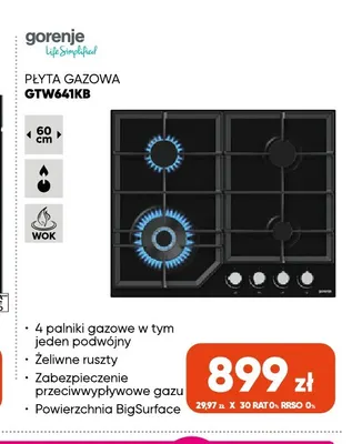 Płyta gazowa GTW641KB Gorenje promocja w Max Elektro