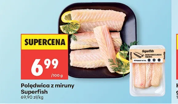 Polędwica z miruny Superfish promocja w Biedronka