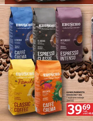 Kawa ziarnista Eduscho Caffè Crema Intense promocja w Selgros