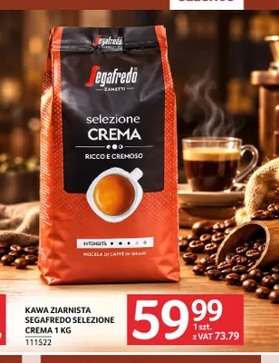Kawa ziarnista Segafredo Selezione Crema promocja w Selgros