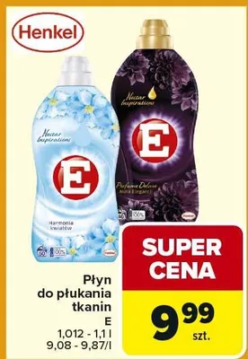 Płyn do płukania tkanin E promocja w Carrefour
