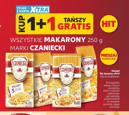 Makarony Czaniecki promocja w Kaufland