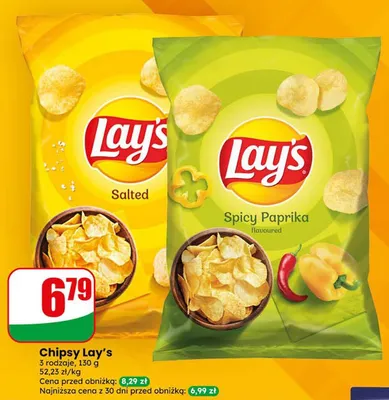Chipsy Lay's Salted promocja w Dino