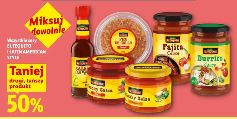 Sosy El Tequito i Latin American Style promocja w Lidl