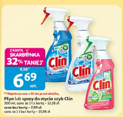 Spray do mycia szyb promocja w Auchan