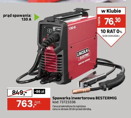 Spawarka inwertorowa Bestermig promocja w Leroy Merlin