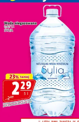 Woda niegazowana Sylia promocja w Prim Market