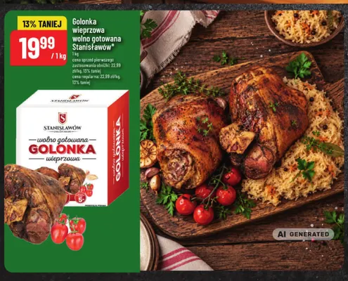 Golonka wieprzowa wolno gotowana Stanisławów promocja w POLOmarket