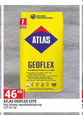 Klej żelowy wysokoelastyczny Geoflex C2TE Atlas promocja w Merkury Market
