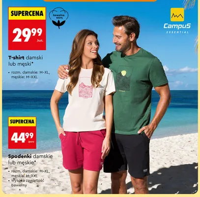 Spodenki męskie Campus promocja w Biedronka