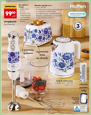 Blender ręczny 4 w 1 Hoffen promocja w Biedronka