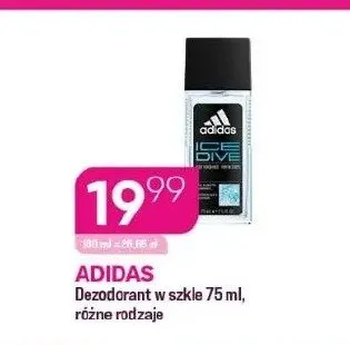 Dezodorant w szkle Adidas Ice Dive promocja w Drogerie Koliber