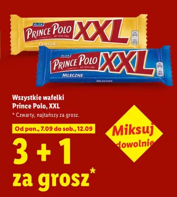 Wafelki Prince Polo XXL Classic promocja w Lidl