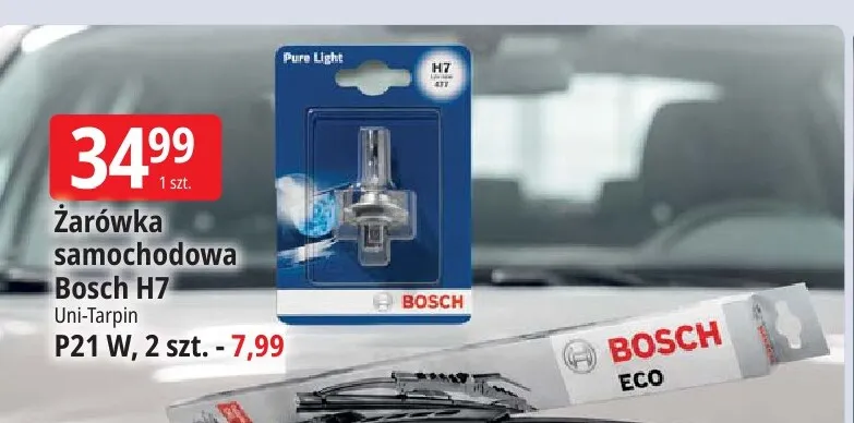 Żarówka samochodowa Bosch H7 promocja w Leclerc