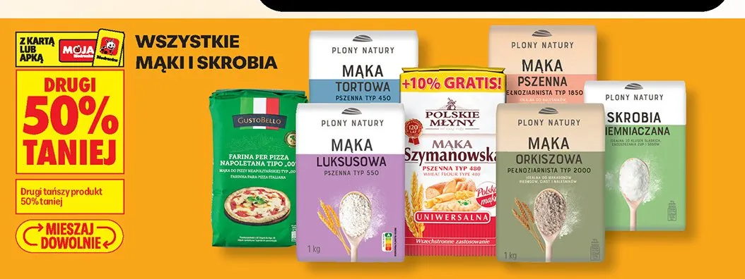 Skrobia ziemniaczana Plony Natury promocja w Biedronka