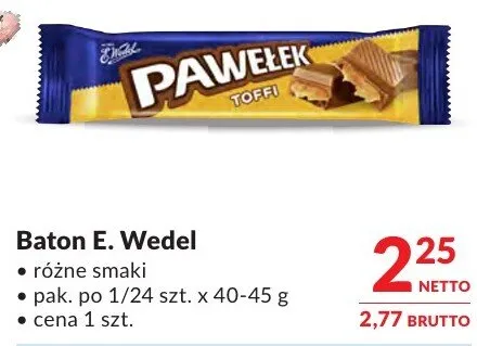 Baton E. Wedel promocja w Makro