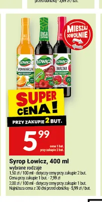Syrop Pomarańcza Łowicz promocja w Twój Market