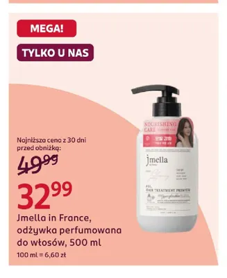 Odżywka perfumowana do włosów Jmella in France promocja w Rossmann