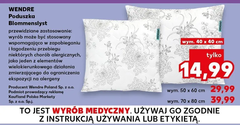 Poduszka Blommenslyst promocja w Kaufland