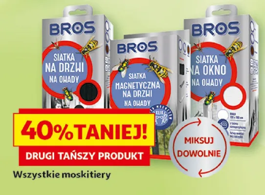 Siatka magnetyczna na drzwi na owady Bros promocja w Auchan