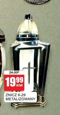 Znicz K-29 metalizowany promocja w Bingo