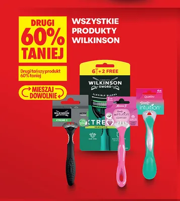 Produkty Wilkinson promocja w Biedronka
