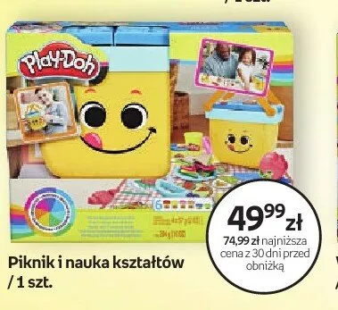 Ciastolina Play-Doh Piknik i nauka kształtów promocja w Dzień Dziecka