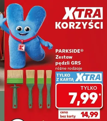 Zestaw pędzli GRS Parkside promocja w Kaufland