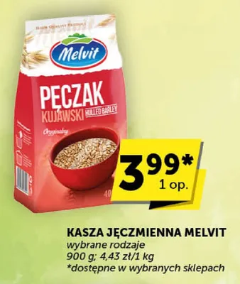 Kasza jęczmienna Melvit Pęczak Kujawski promocja w Groszek