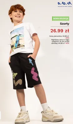 Szorty dziecięce 5,10,15. promocja w 5.10.15
