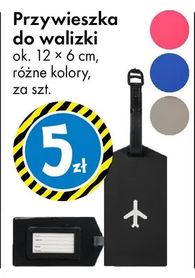 Przywieszka do walizki promocja w Tedi