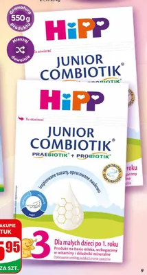 Mleko BIO Combiotik Hipp 3 promocja w Dino