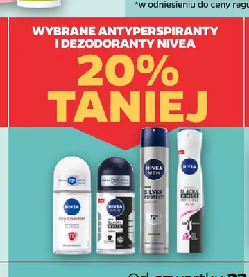 Antyperspiranty i dezodoranty Nivea promocja w Netto