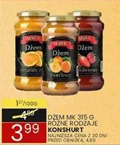 Dżem mk różne rodzaje promocja w Wafelek