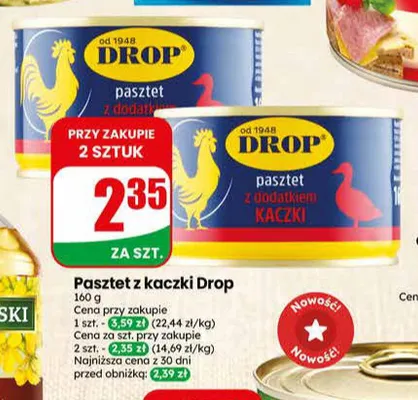 Pasztet z kaczki Drop promocja w Dino