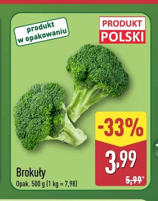 Brokuły promocja w Aldi