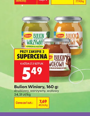 Bulion Winiary drobiowy promocja w Biedronka