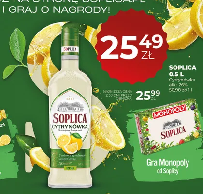 Likier Soplica Cytrynówka promocja w Duży Ben