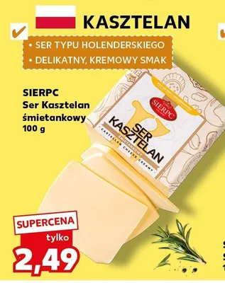 Ser Kasztelan śmietankowy Sierpc promocja w Kaufland