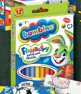 Flamastry Bambino promocja w Gram Market