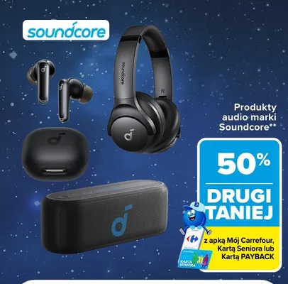 Produkty audio Soundcore promocja w Carrefour
