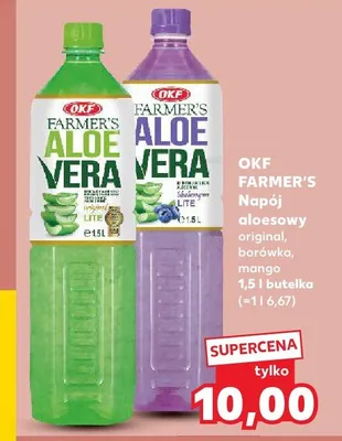 Napój aloesowy OKF Farmer's Aloe Vera Original promocja w Kaufland