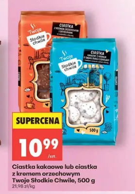 Ciastka kakaowe Twoje Słodkie Chwile promocja w Biedronka