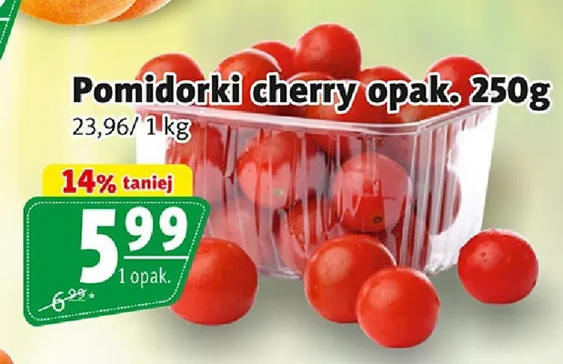 Pomidorki cherry promocja w Prim Market