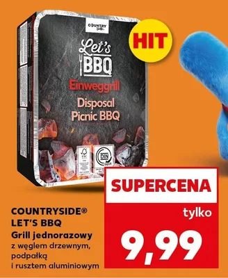 Grill jednorazowy Let's BBQ promocja w Kaufland