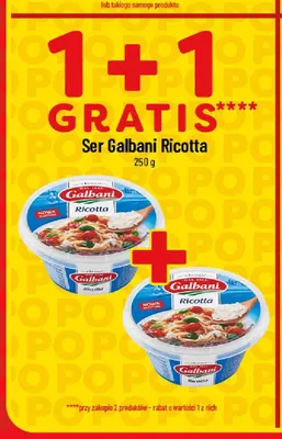 Ser Galbani Ricotta promocja w POLOmarket