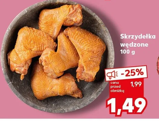Skrzydełka wędzone promocja w Kaufland