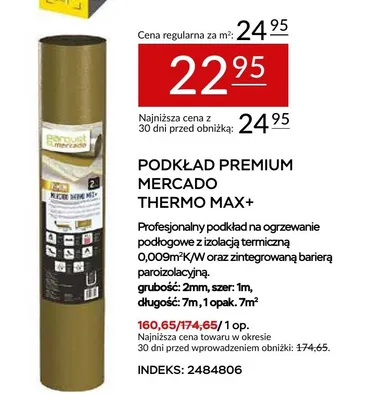 Podkład Premium Mercado Thermo Max+ promocja w Abra Meble