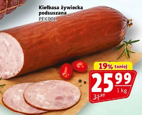 Kiełbasa żywiecka podsuszana promocja w Prim Market
