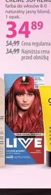 Farba do włosów pillar box red 092 Live Ultra Brights promocja w Hebe